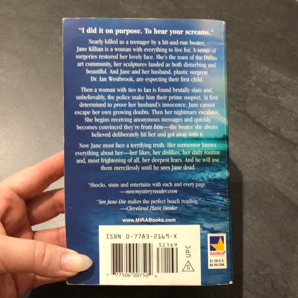 📚 SOLD 3/$12 See Jane Die by Erica Spindler 📚 - Picture 5 of 5